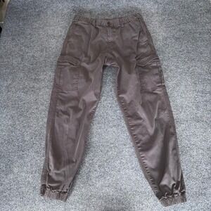 Bearbottom Clothing Mens Jogger Pants Gray Large 32x30 Casual Utility Stretch